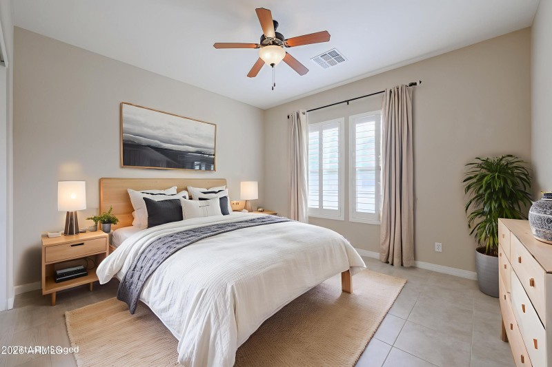 Virtually Staged Bedroom 2