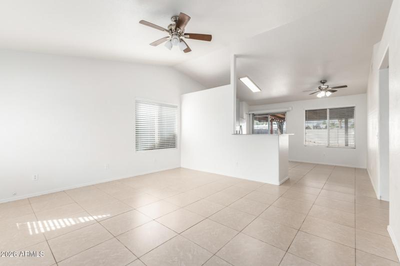 Large Vaulted Living Rm