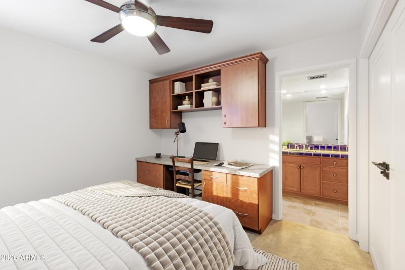 Terrific Built-in Desk