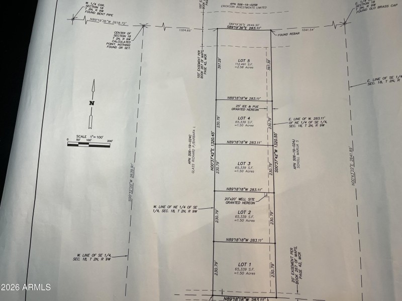 Dan Smith Survey 5 lots