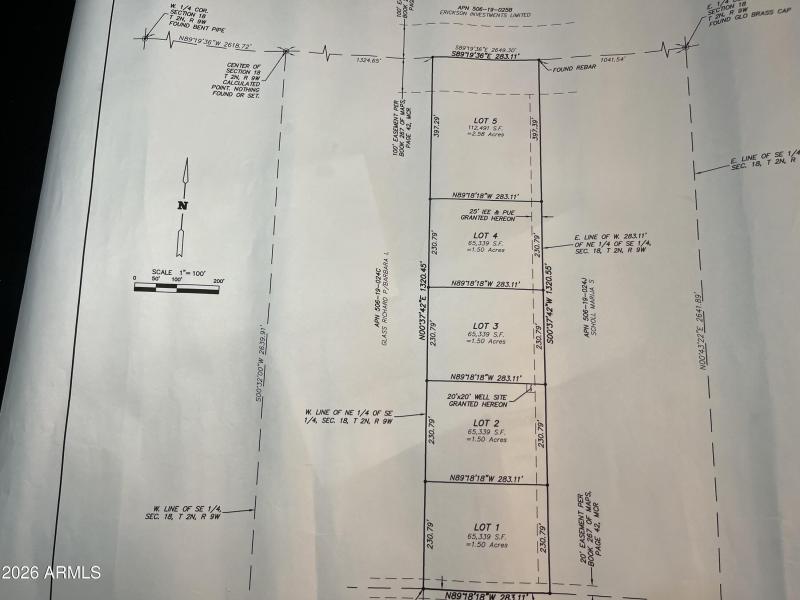 Dan Smith Survey 5 lots