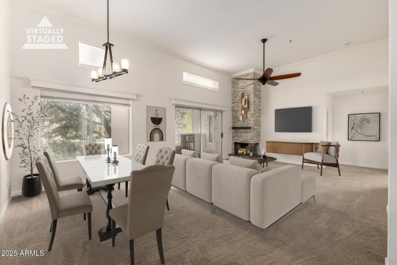 Dining and Living Furnished