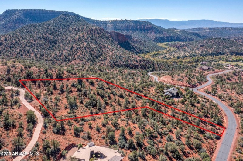 Aerial with lot highlighted 4