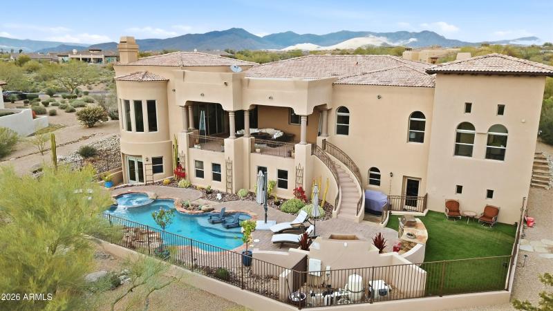 Drone Backyard Northwest View