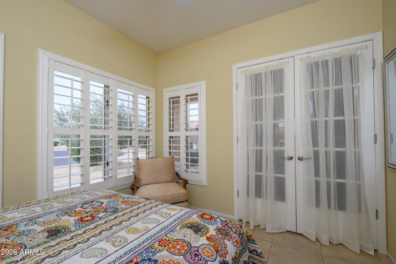Private Bedroom with French Doors