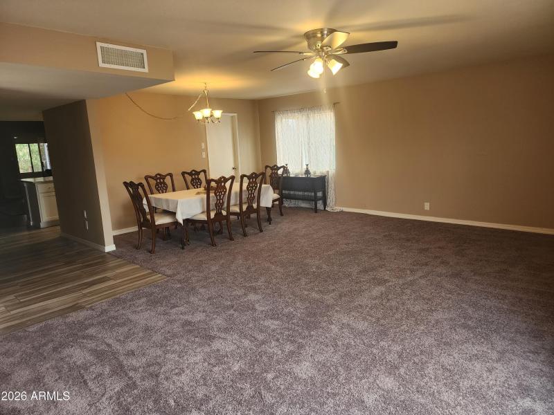 No more step from dining to living room