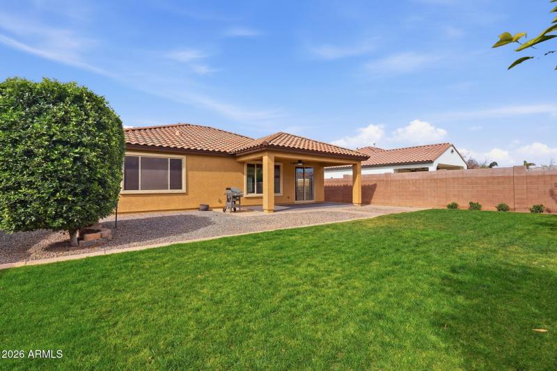 Plenty of space to play or entertain