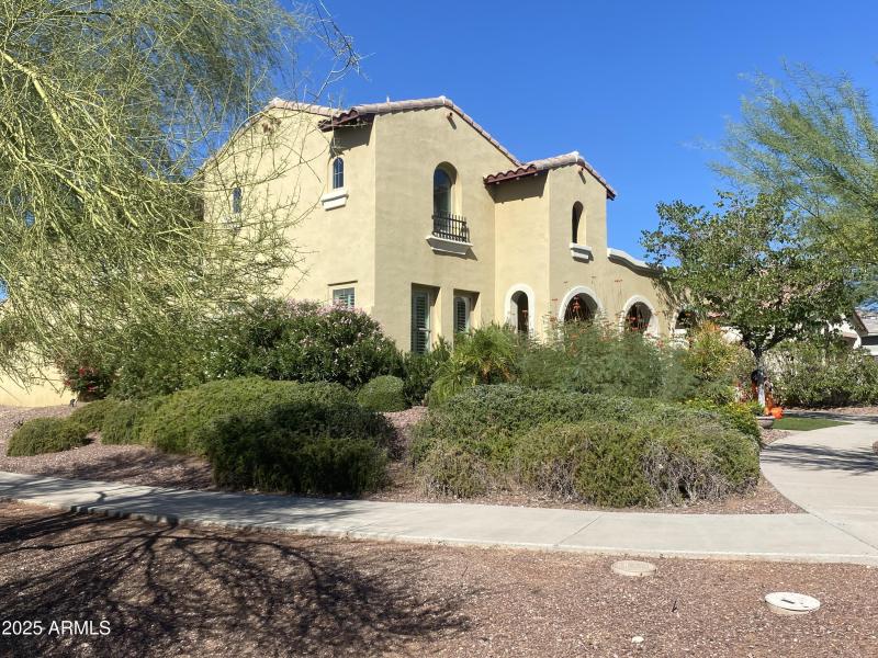 FRONT AND SOUTH ELEVATION