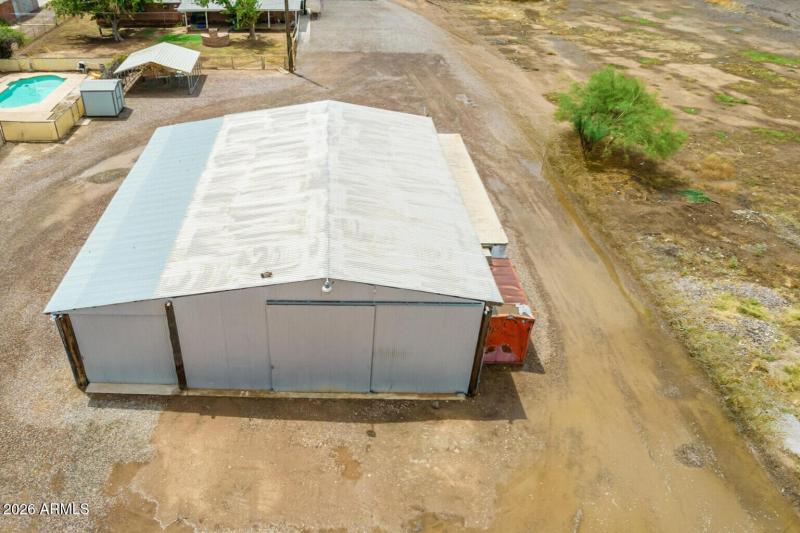 Aerial Back of Shop*