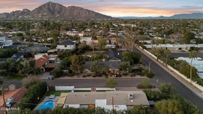 Camelback Mountain to the North