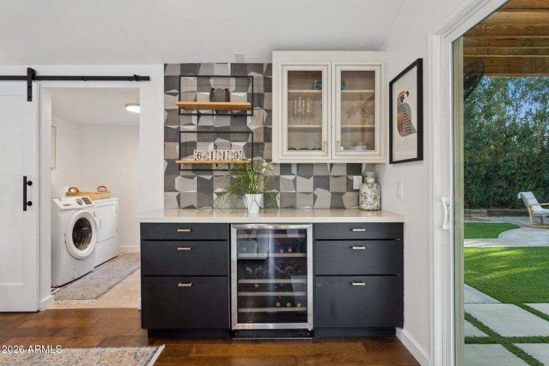 Bar for easy poolside access