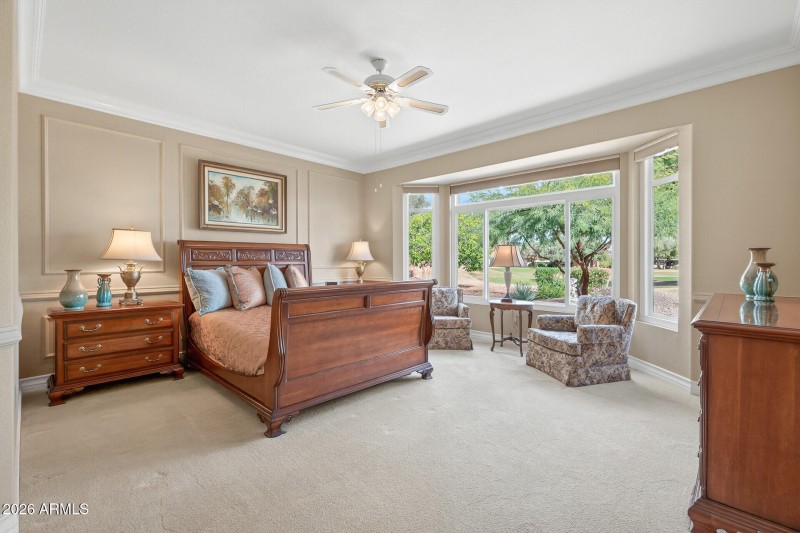 Primary Bedroom towards GOLF