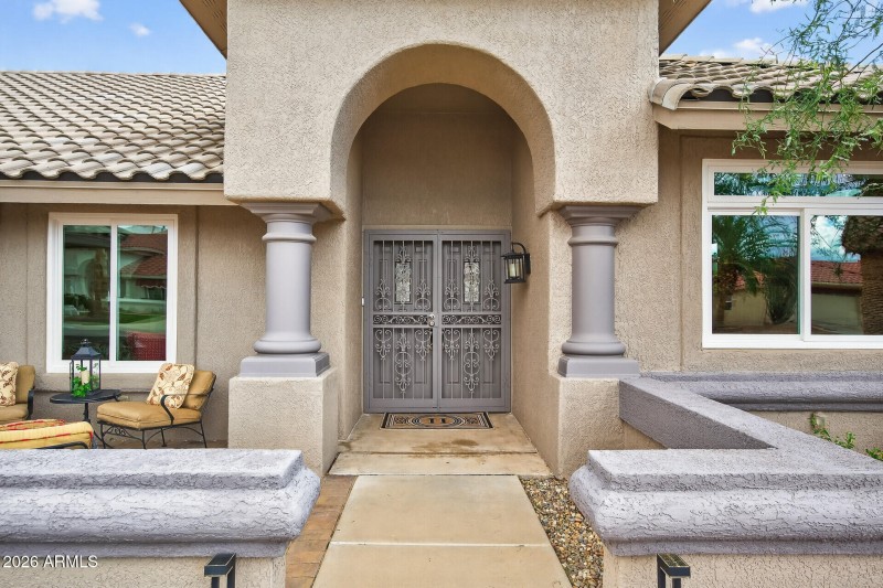 Entryway and Paver Patio