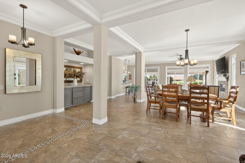 Dining/Great Room from Bonus Room