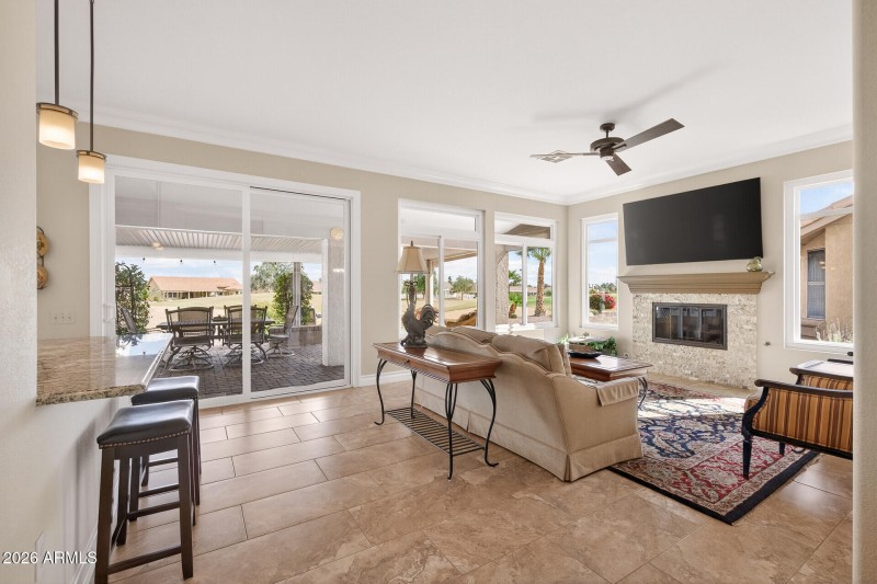 Great Room towards GOLF