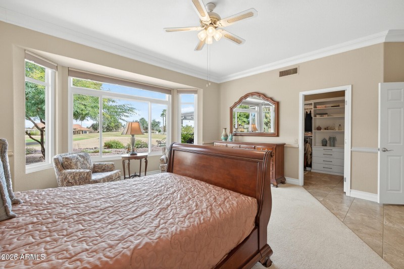 Primary Bed towards WI Closet & GOLF