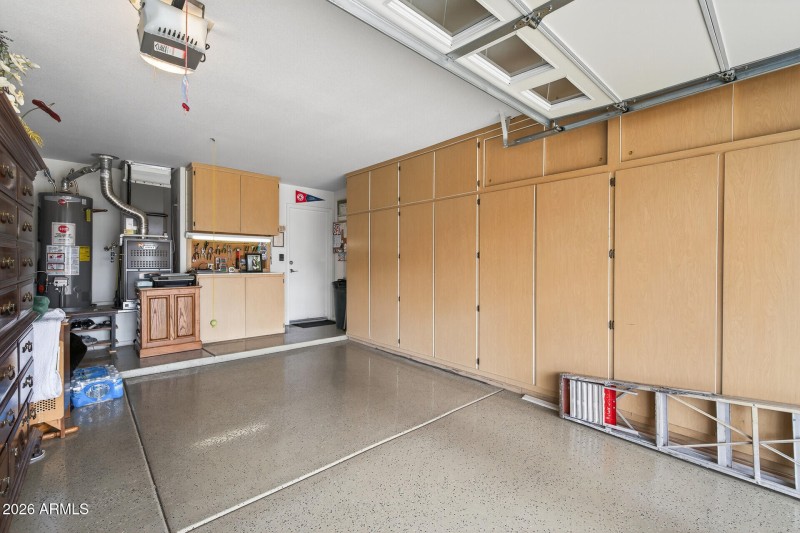 Extended Garage with Storage/epoxy floor