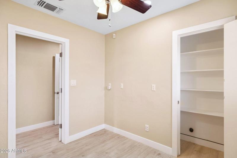 Office A with closet