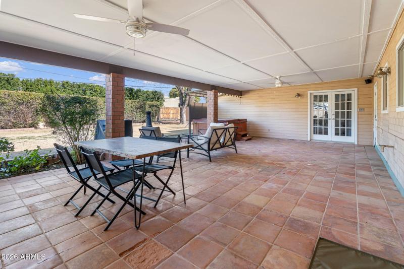 Massive Covered Patio