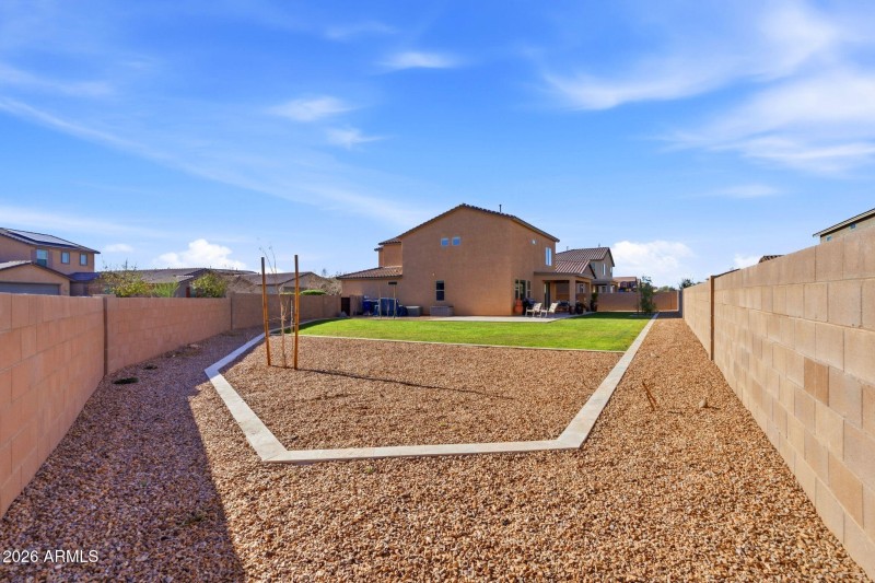 Large Backyard Landscaped