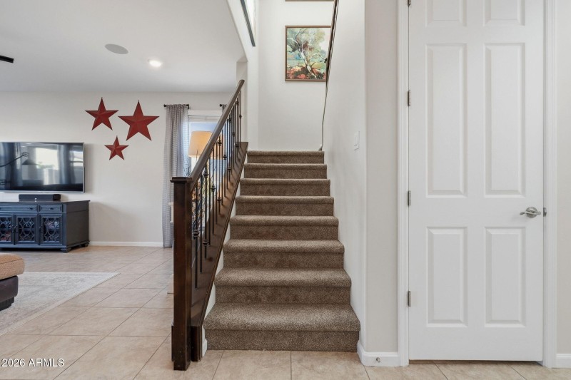 Stairs with Storage Area