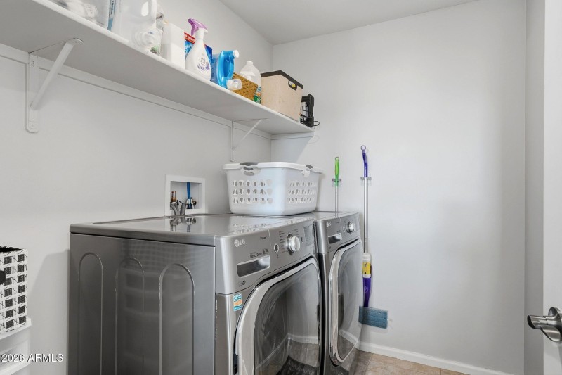 Upstairs Laundry Room