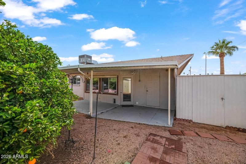 Large patio with lots of privacy