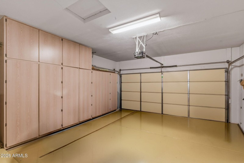 Epoxy flooring and storage