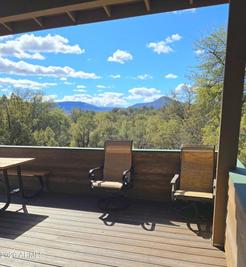 Covered Porch View to West