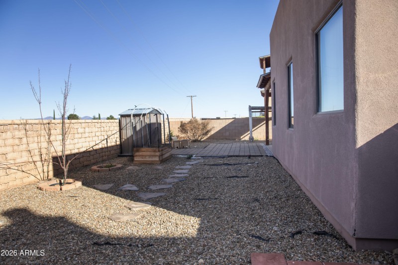 Backyard With Storage