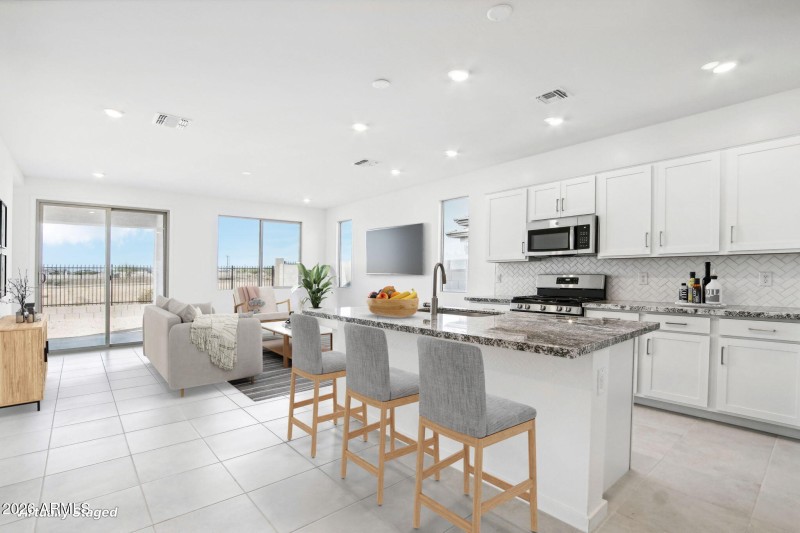 Great Room of Model Home