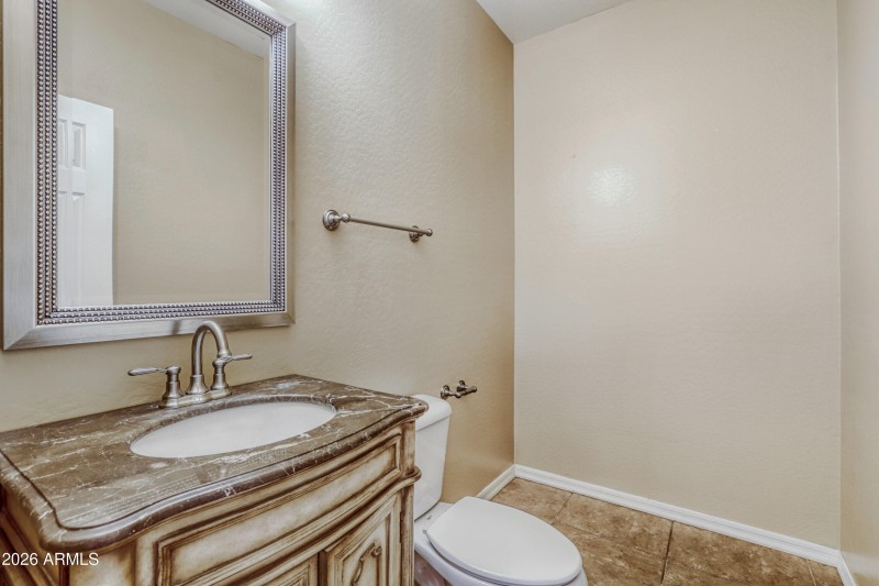 Downstairs half bath