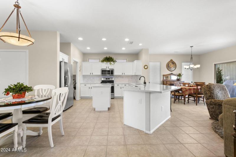 Kitchen Open to Living Space