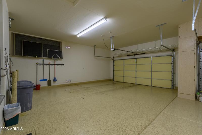 Garage Epoxied Floor