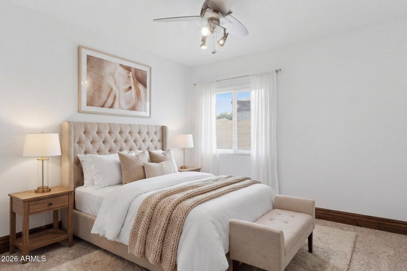 VIRTUALLY STAGED - GUEST BEDROOM