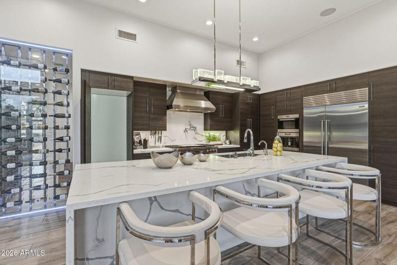 018_Kitchen Hidden Pantry Door Open