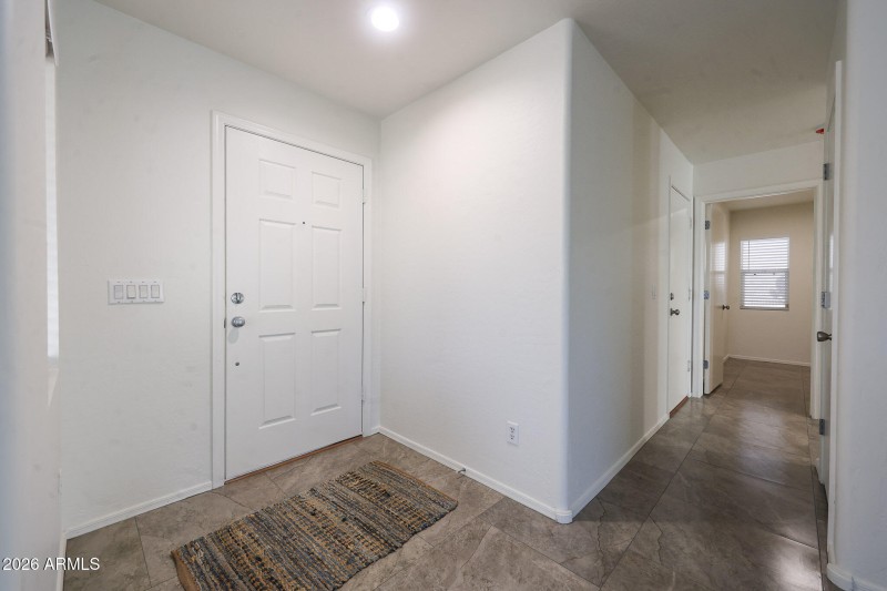 The laundry room down the hall.
