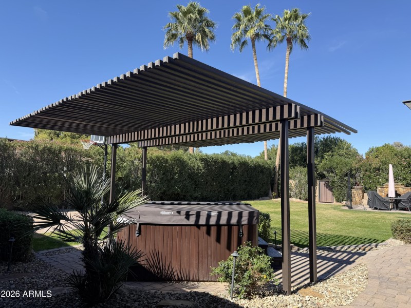 Pergola and Hot Tub