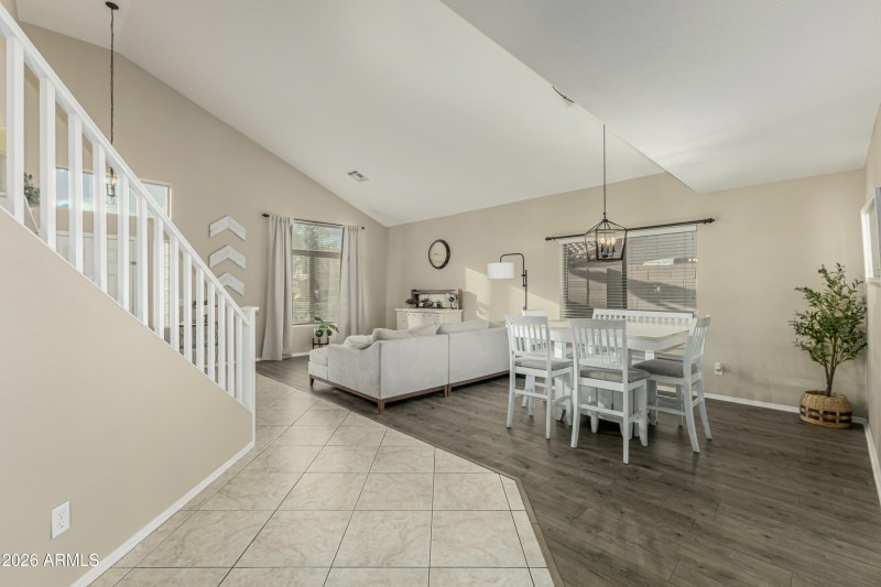 Living Room - Dining Area