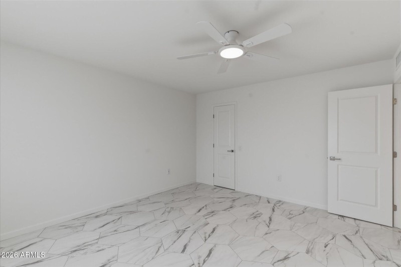 Guest Bedroom with Walk In Closet