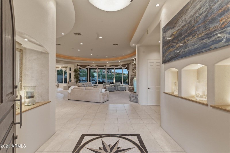 View from Foyer to Great Room