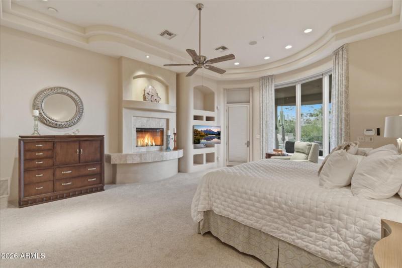 Primary Suite with Gas Fireplace