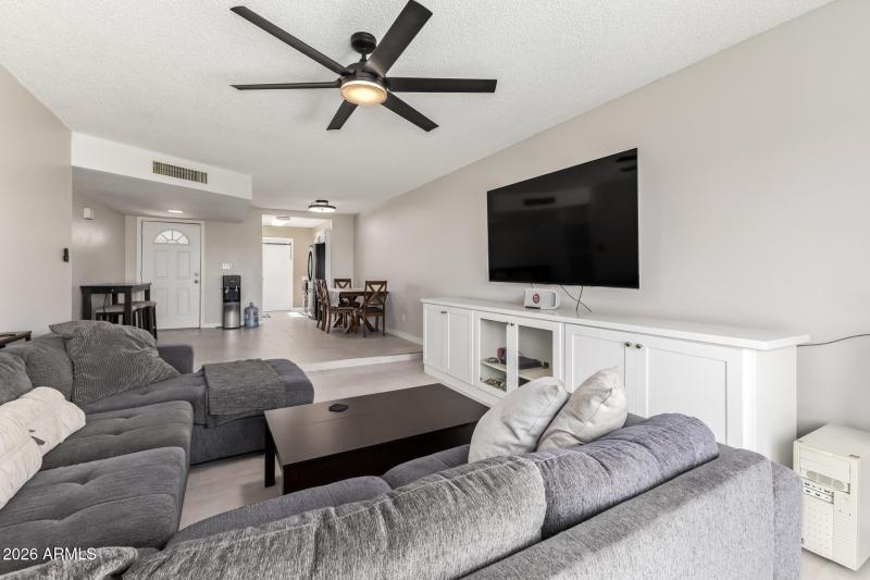 New ceiling fans throughout