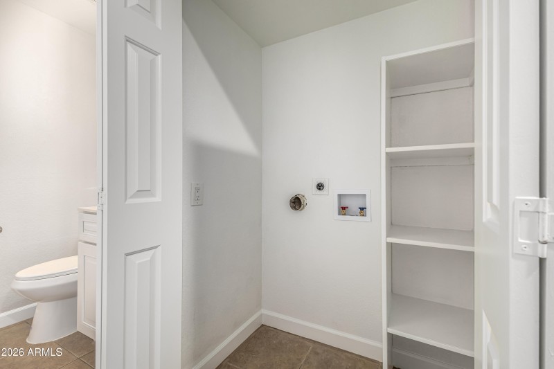 Main bath to Laundry area