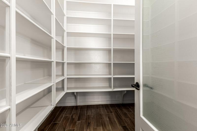 Oversized walk in pantry!