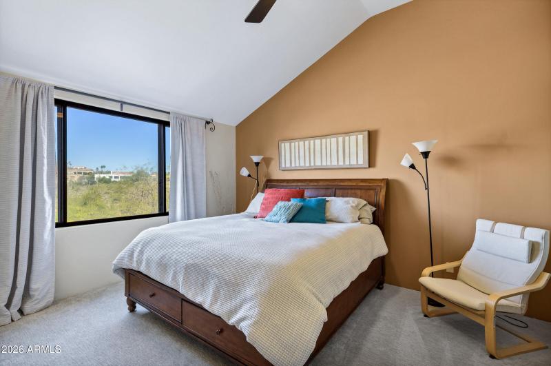 Spacious master suite