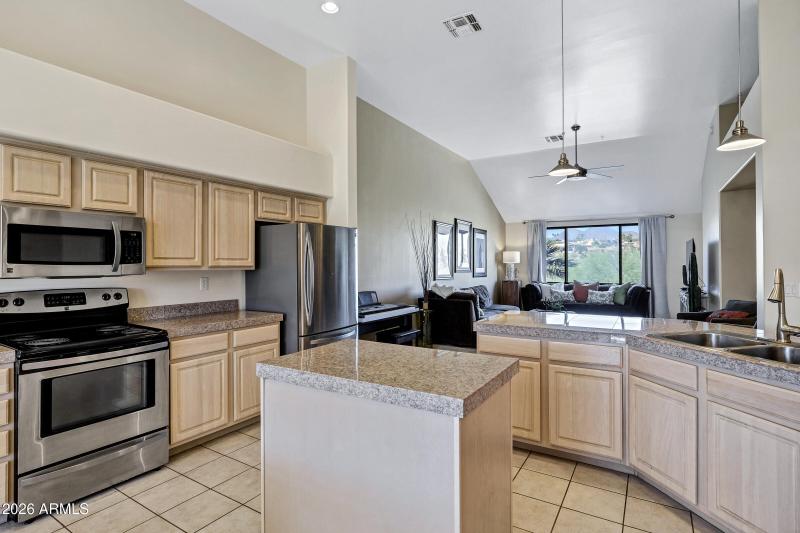 Lots of cabinet in this kitchen