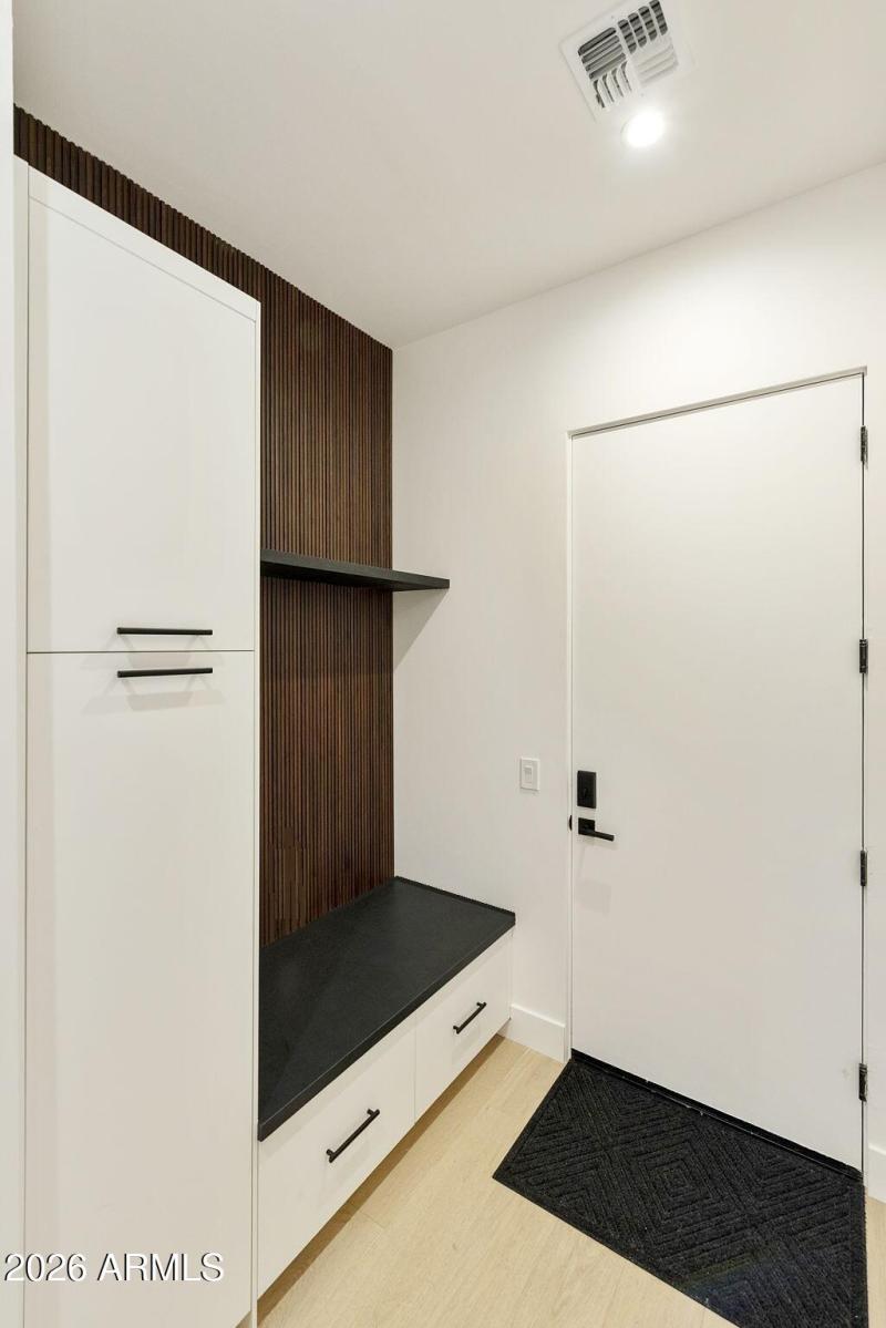 Storage Area Entering Garage