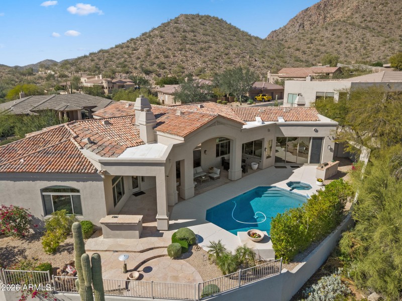 Aerial View of Backyard