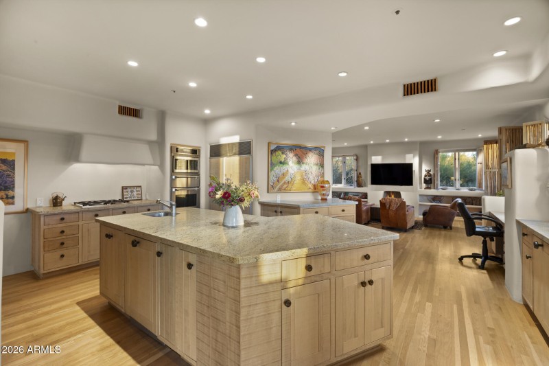 Kitchen Open to Family Room